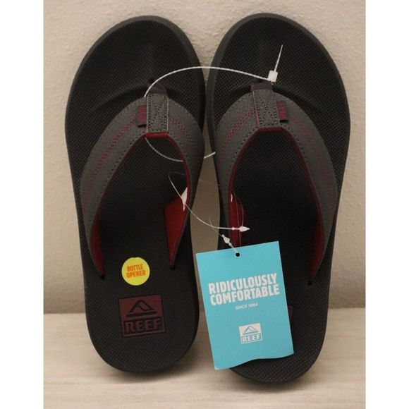 Reef CI6621 Unisex Men's Sz 9 Women's Sz 10.5 Red/Raven Element TQT Sandals - Picture 1 of 10